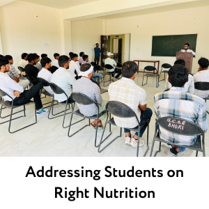 Addressing Students on the Importance of Right Nutrition