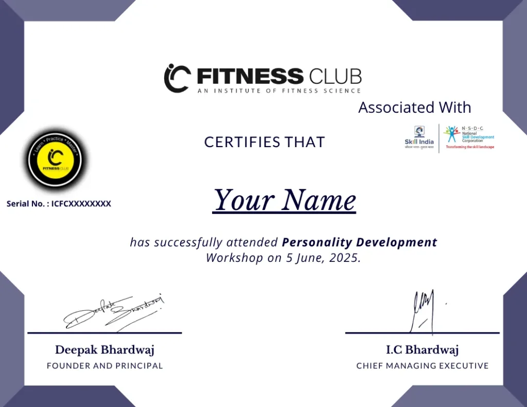 Personality Development Certificate
