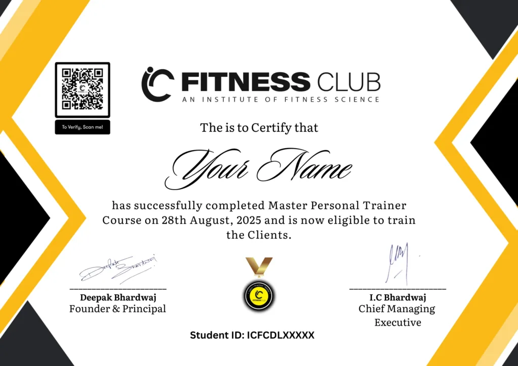 Master Personal Trainer Certificate