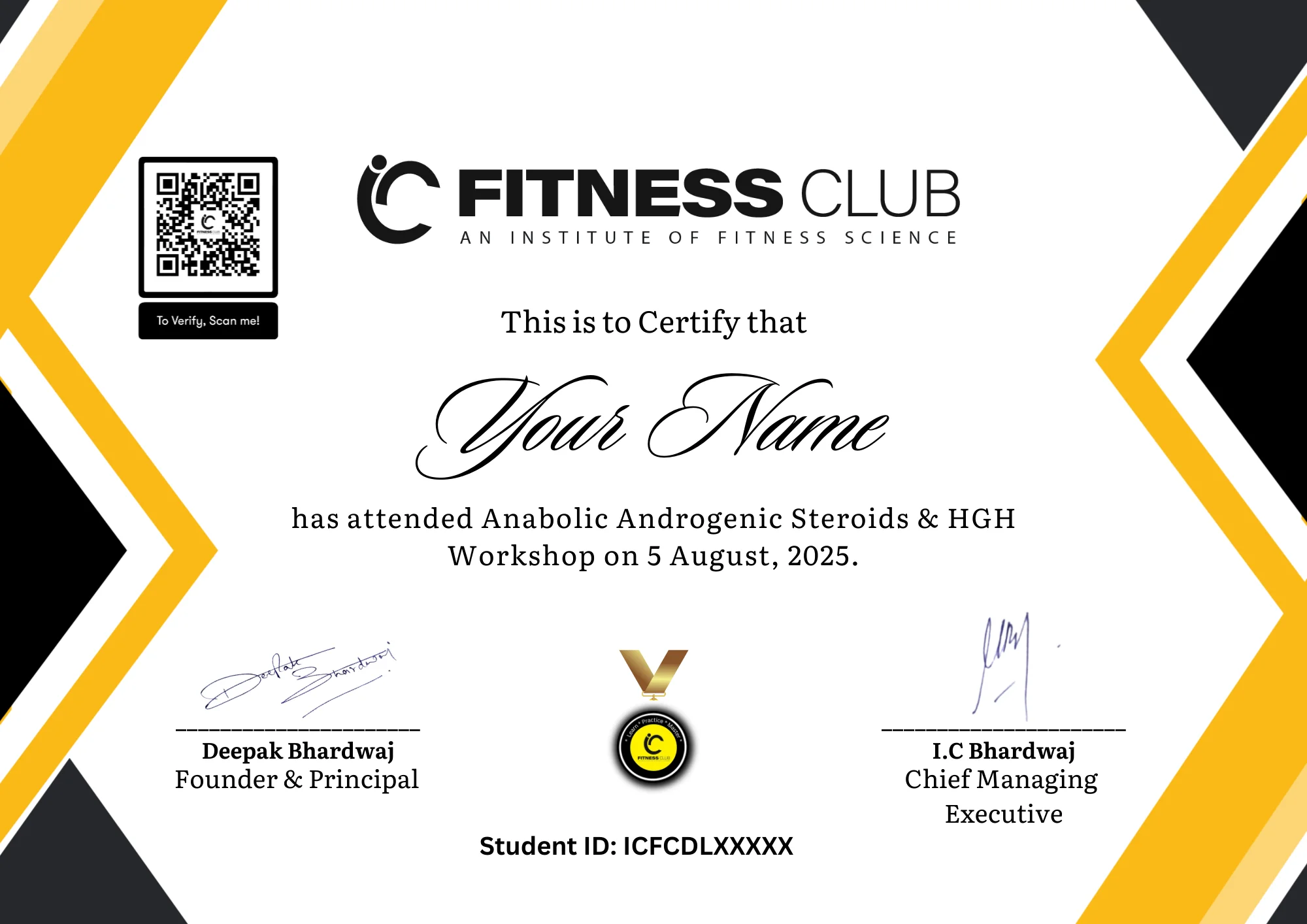Workshop Certificate