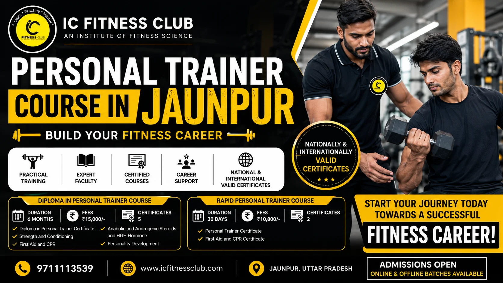 Personal Trainer Course Jaunpur - IC Fitness Club