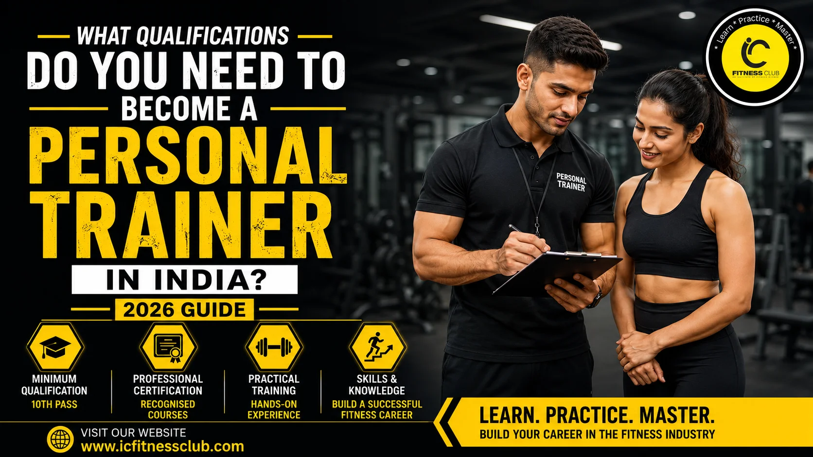 Qualifications to become a Certified personal Trainer