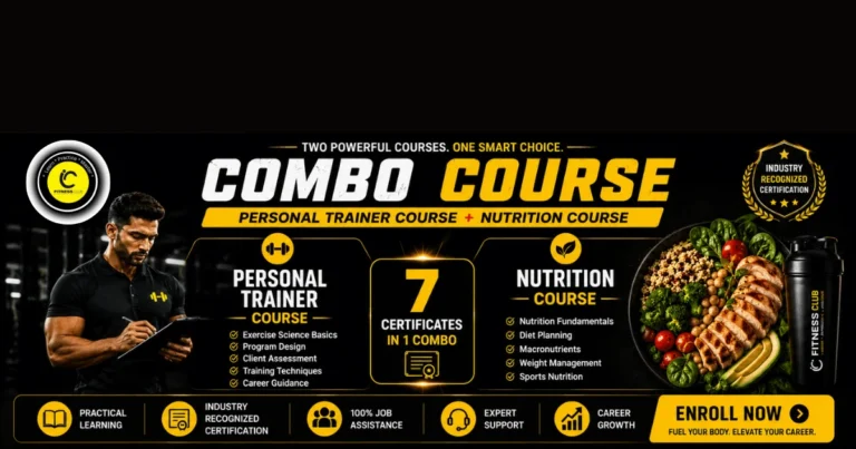 COMBO COURSE (PERSONAL TRAINER COURSE + NUTRITION COURSE)