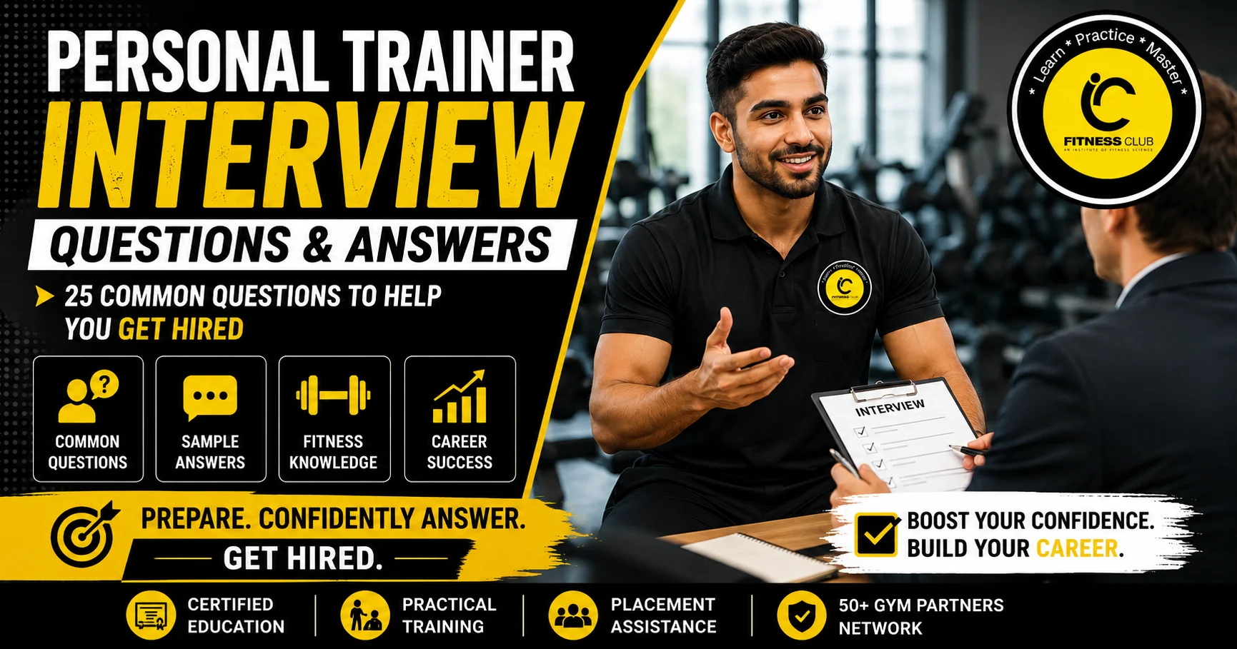 Personal Trainer Interview Questions & Answers: 25 Common Questions to Get Hired